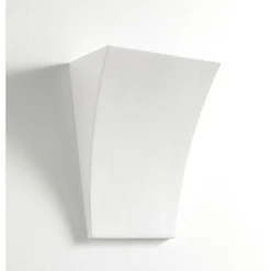 Firenze applique in ceramica bianca 19.5x11 h26 cm
