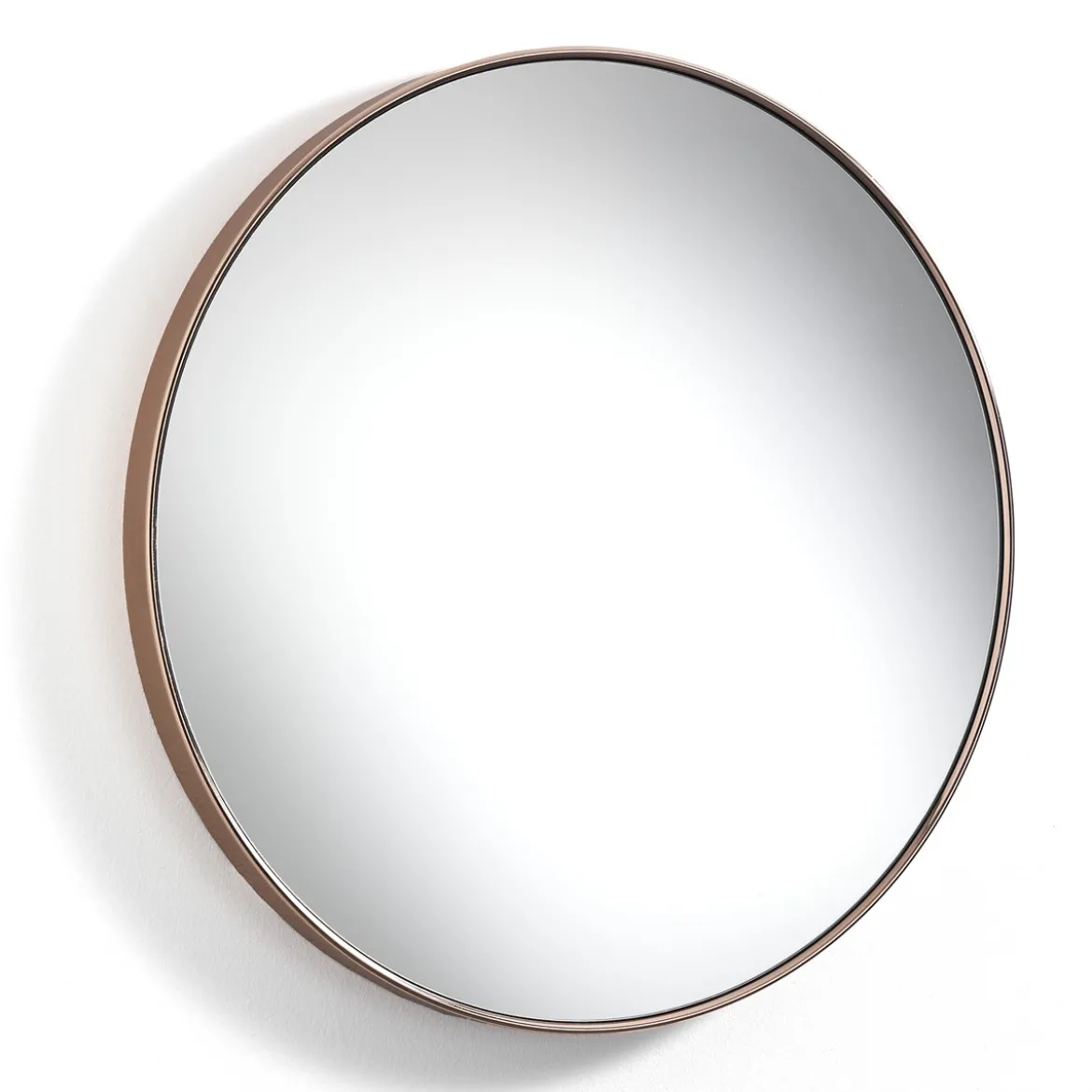 Fit-a copper specchio da parete in acciaio finitura rame lucido d60 cm