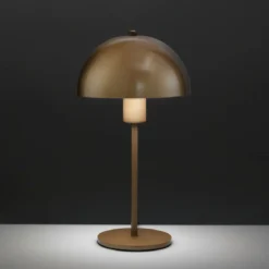 Flip gold lampada da tavolo acciaio verniciato oro metallizzato d20 h37