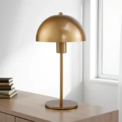 Flip gold lampada da tavolo acciaio verniciato oro metallizzato d20 h37