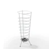 Fons portaombrelli in acciaio bianco lucido d27xh67 cm