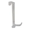Furbo gancio appendiabiti per porta in plastica trasparente 10x10xh18 cm
