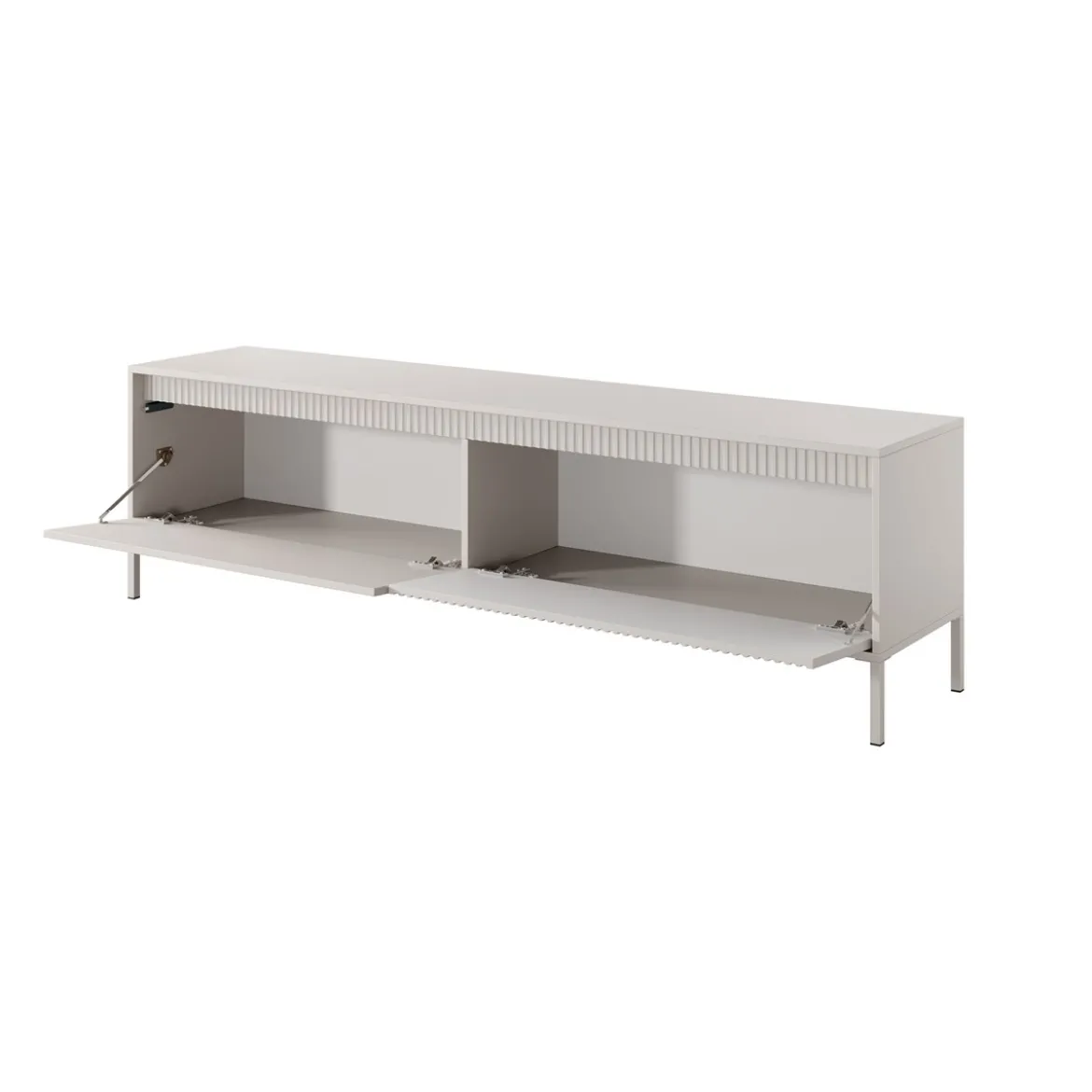 Gharbo beige porta tv colore beige opaco dogato 2 ante ribalta cm h534 l1871 p.395