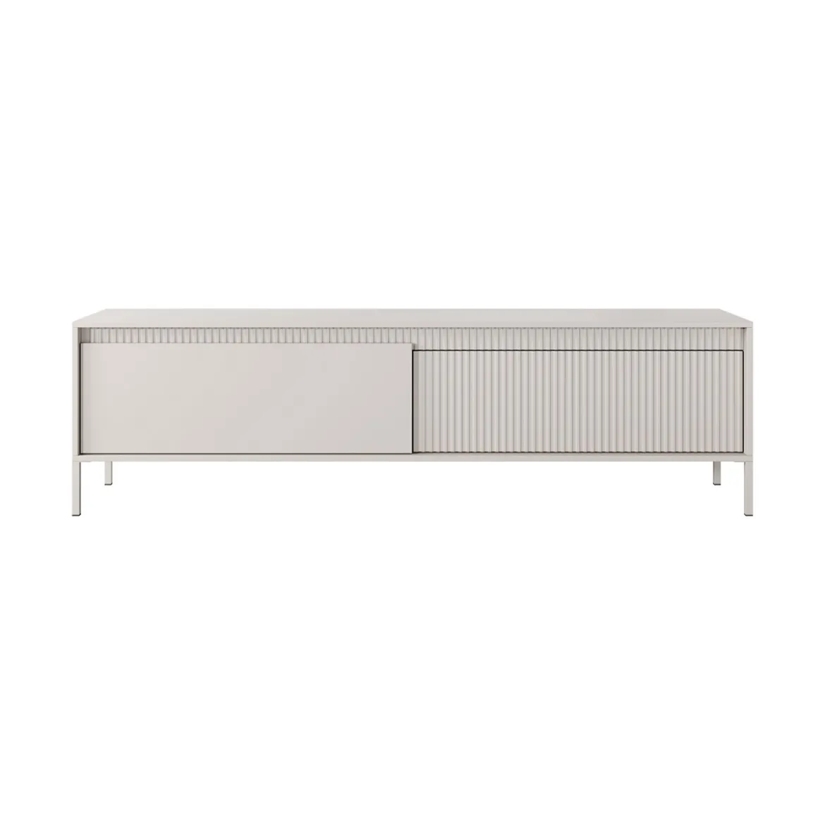 Gharbo beige porta tv colore beige opaco dogato 2 ante ribalta cm h534 l1871 p.395