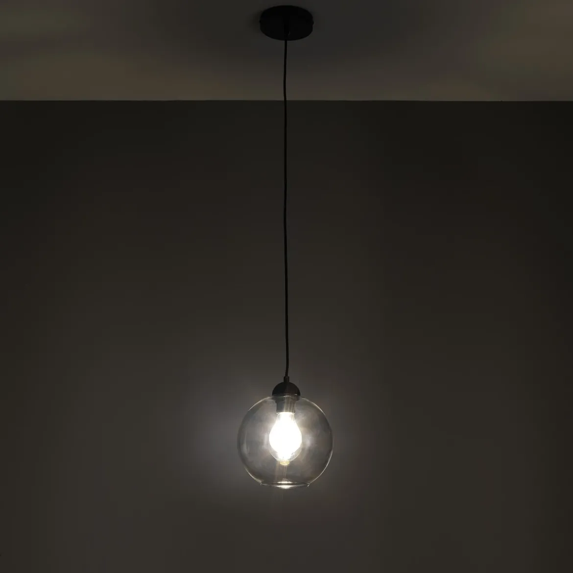 Globe 20 clear lampadario in vetro trasparente diametro 20 cm