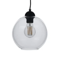 Globe 20 clear lampadario in vetro trasparente diametro 20 cm
