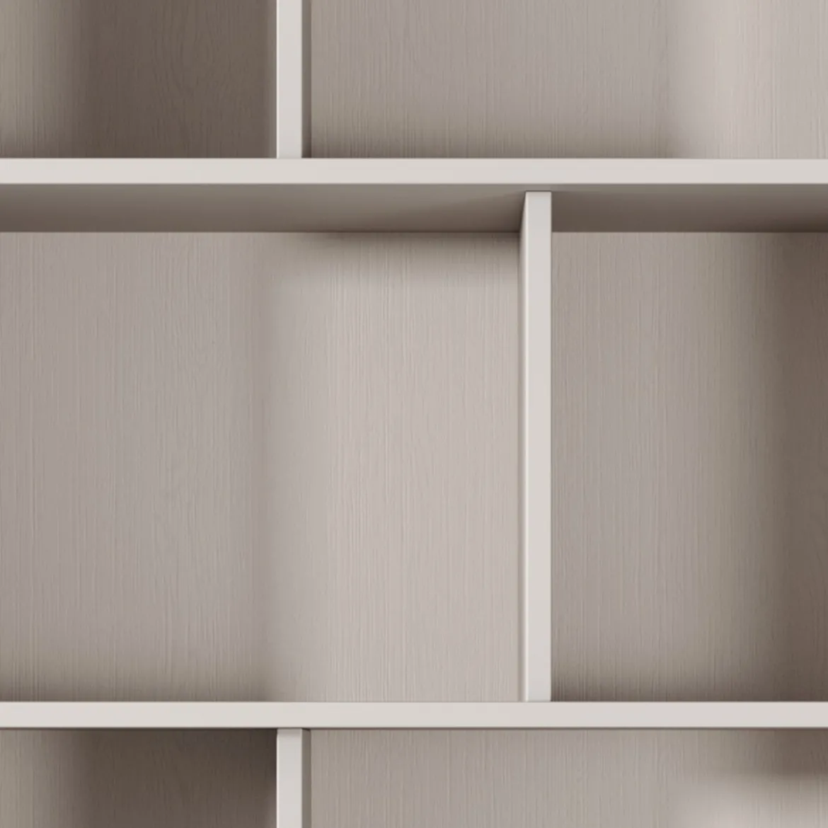 Gretha beige libreria colore beige opaco 2 cassetti h1938 l882 p38