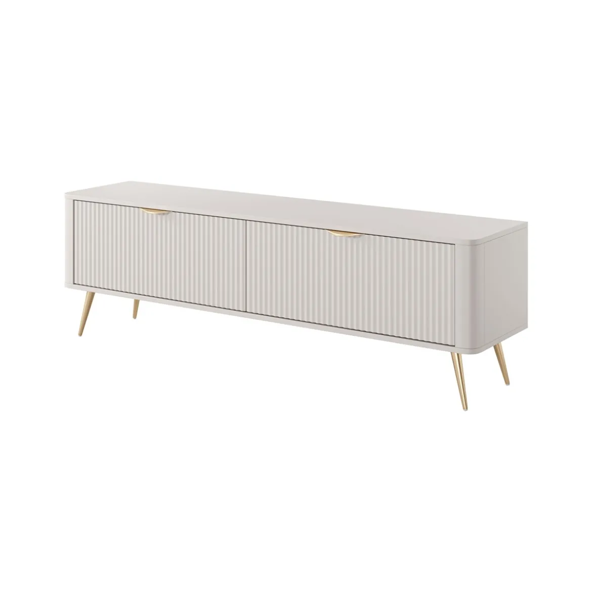Gretha beige porta tv colore beige opaco 2 ante a ribalta h512 l1632 p38