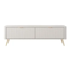 Gretha beige porta tv colore beige opaco 2 ante a ribalta h512 l1632 p38