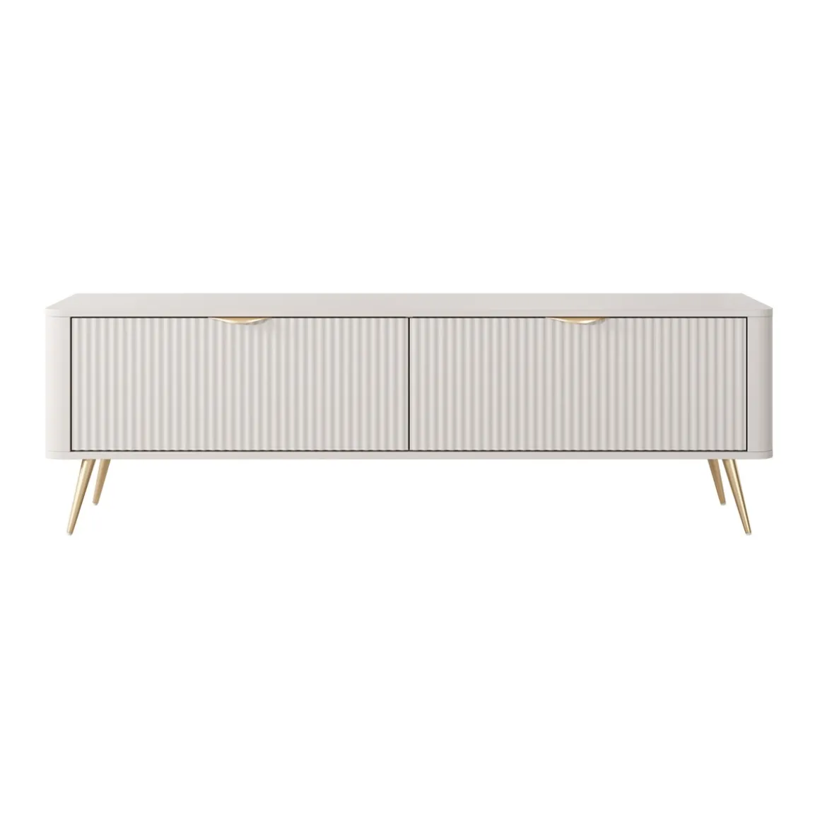 Gretha beige porta tv colore beige opaco 2 ante a ribalta h512 l1632 p38