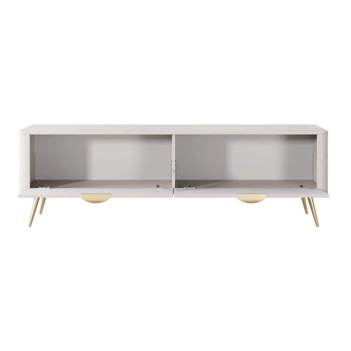 Gretha beige porta tv colore beige opaco 2 ante a ribalta h512 l1632 p38