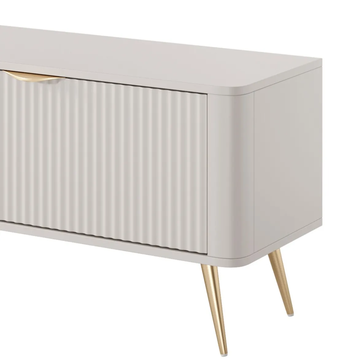 Gretha beige porta tv colore beige opaco 2 ante a ribalta h512 l1632 p38