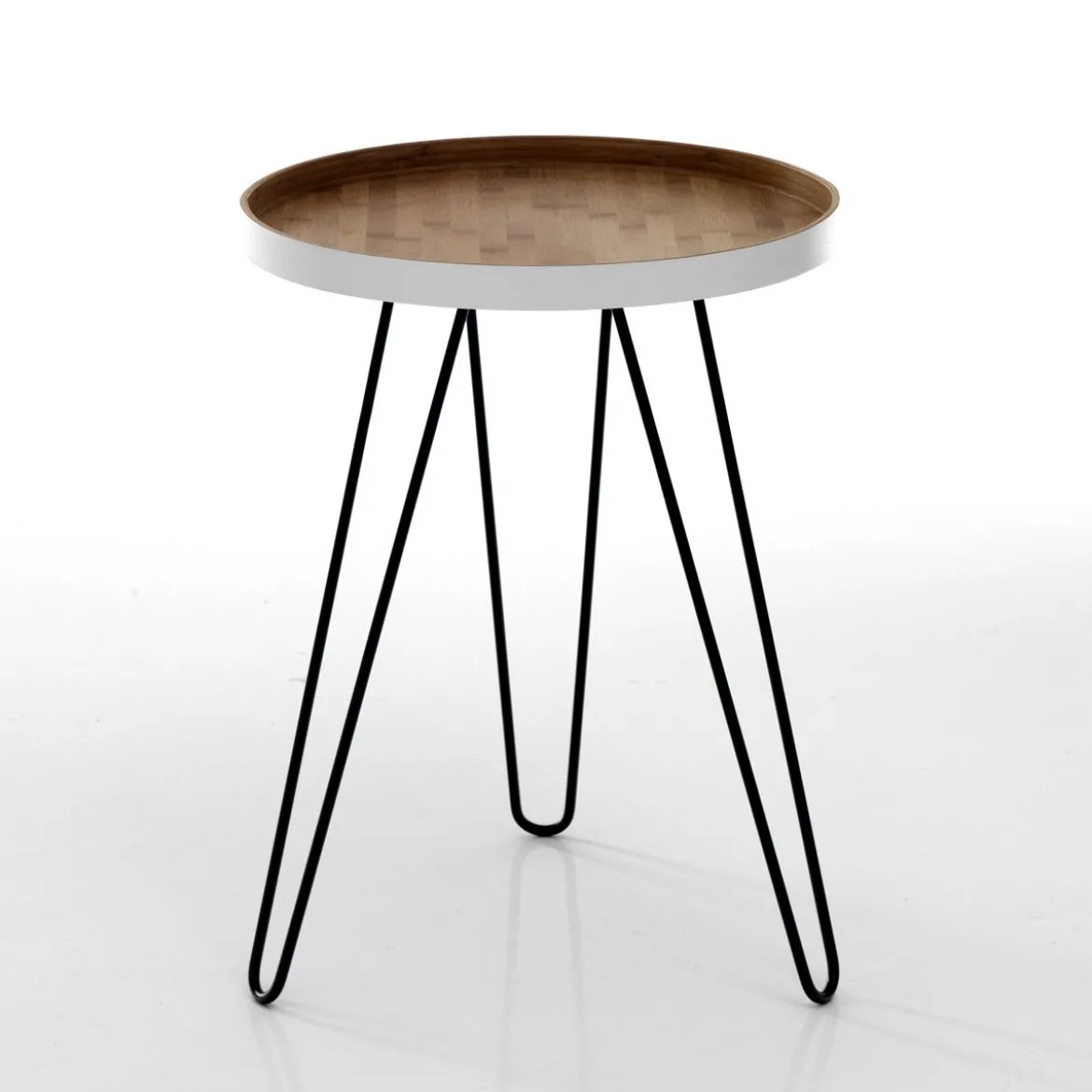 Hijo tavolino in legno di bamboo d40 h53 cm