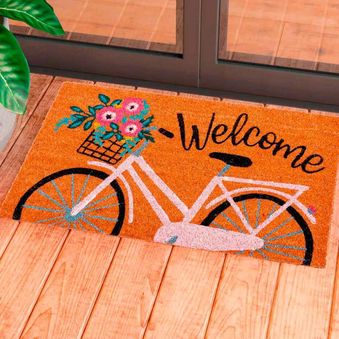 Holland zerbino in fibre di cocco con retro antiscivolo 75x45 cm