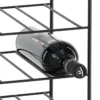 Idolino cantinetta porta bottiglie in acciaio nera opaco 18 bottiglie 31x23.5xh66.5 cm