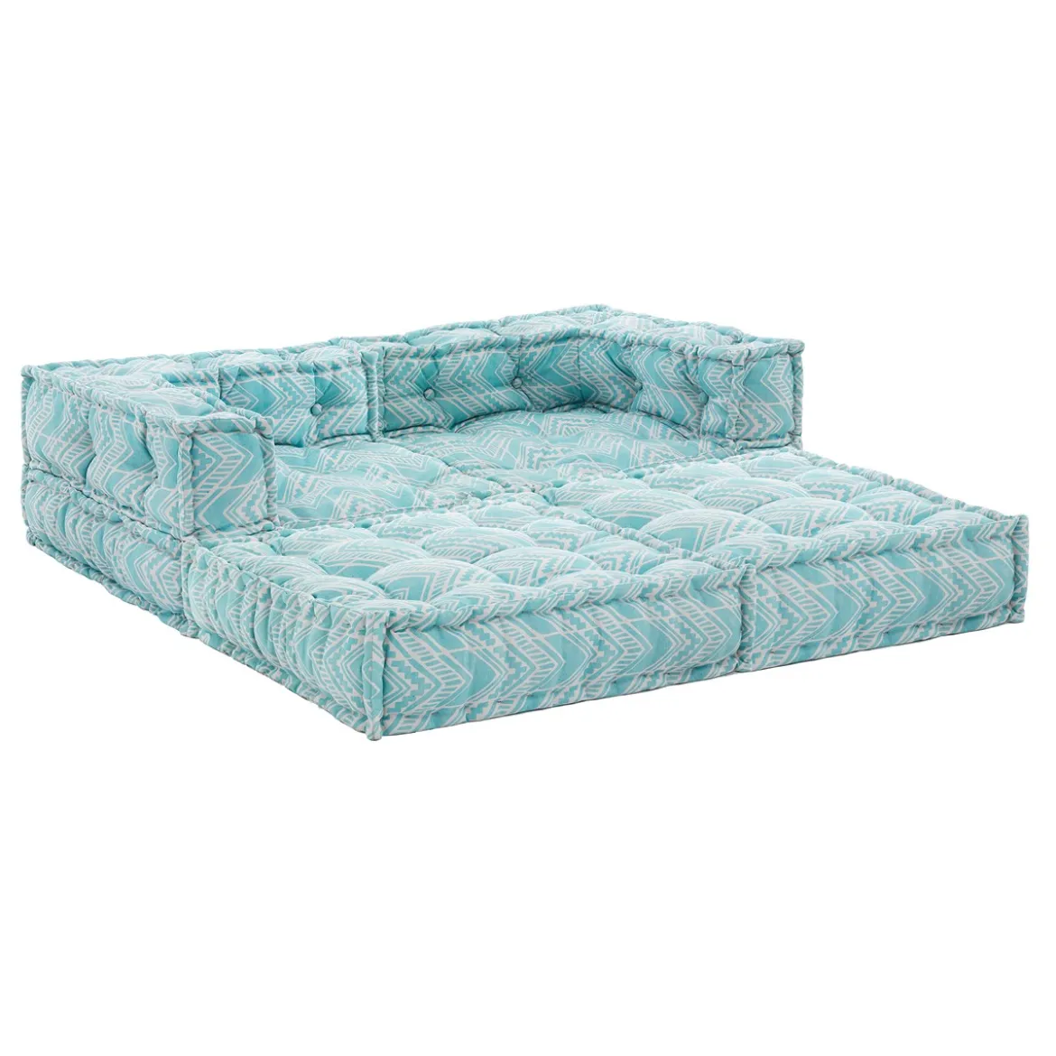 Ikat mint divano 2 posti outdoor tessuto waterproof cm. l.150 p.75 h.60