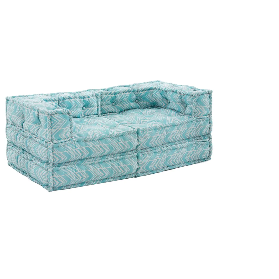 Ikat mint divano 2 posti outdoor tessuto waterproof cm. l.150 p.75 h.60