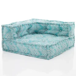Ikat mint elemento angolare outdoor tessuto waterproof cm. l.75 x p.75 x h.40