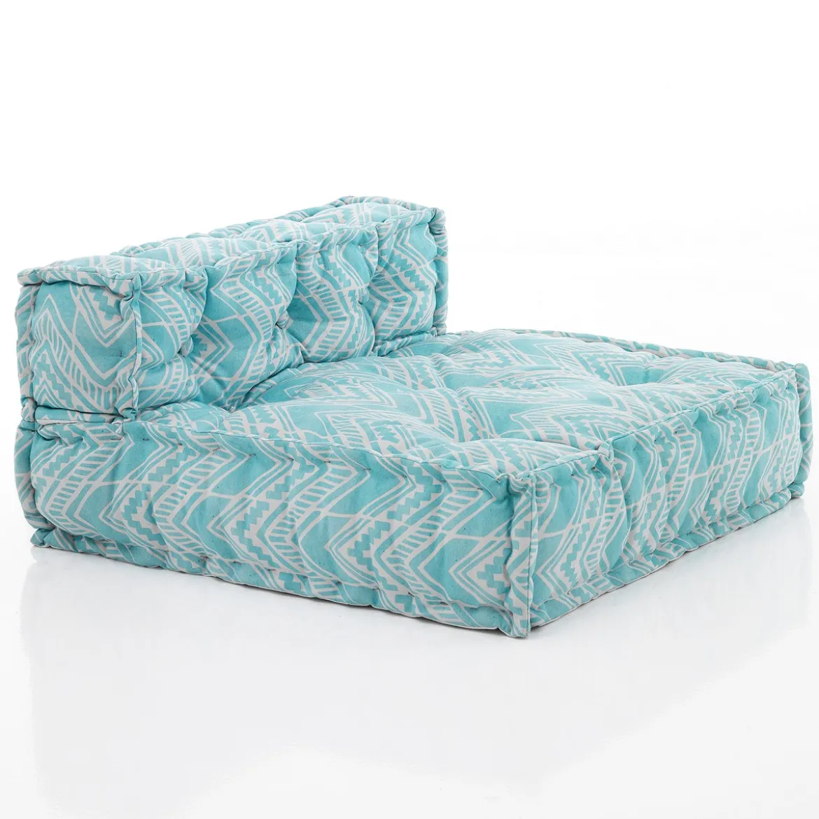 Ikat mint elemento centrale outdoor tessuto waterproof cm. l.75 p.75 h.40