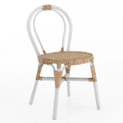 Jaya white sedia in rattan bianca 46x55xh87 cm