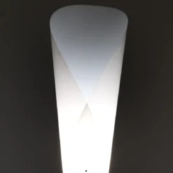 Juko lampada da terra in polipropilene bianco opaco d31.5 h160 cm