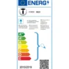 Jumble lampada da terra con 3 paralumi in tessuto colorato e in plastica oro 33x25 h162 cm