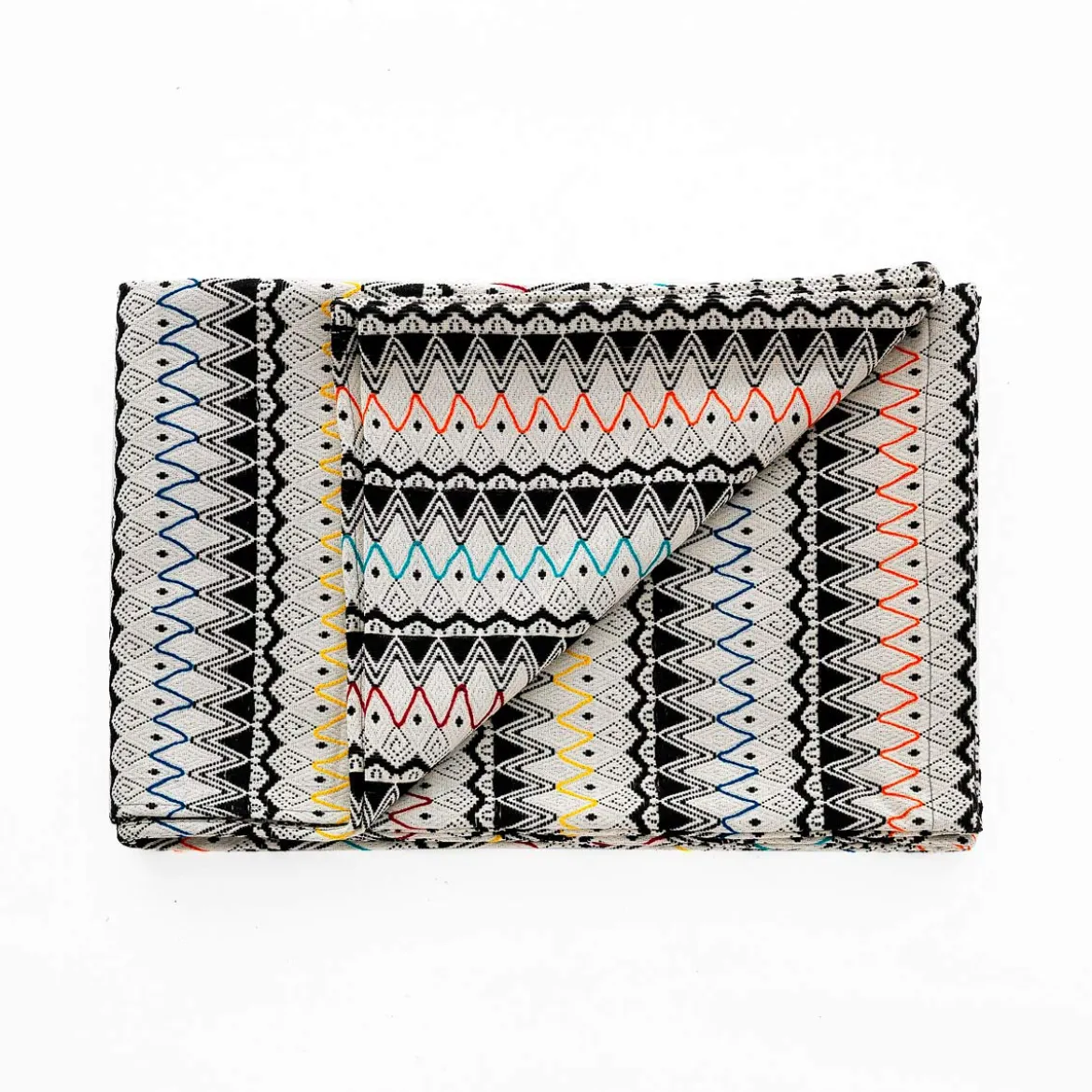 Kapoor plaid cotone 100% cotone a righe multicolore 190x135 cm