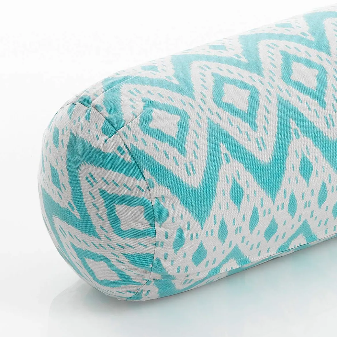 Kataak mint cuscino a rullo rivestimento cotone 100% azzurro 50xd18 cm