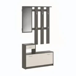 Ken Grey Ingresso finitura Grigio grafite Opaco frontali finitura Cashmere Opaco