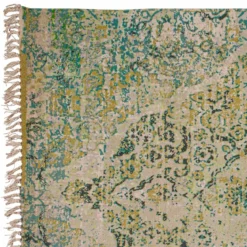 Kesar large tappeto cotone 100% con nappe 260x150 cm