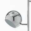 Lampada da terra GLOBE 3 luci direzionabili metallo cromato H155 L44 E14