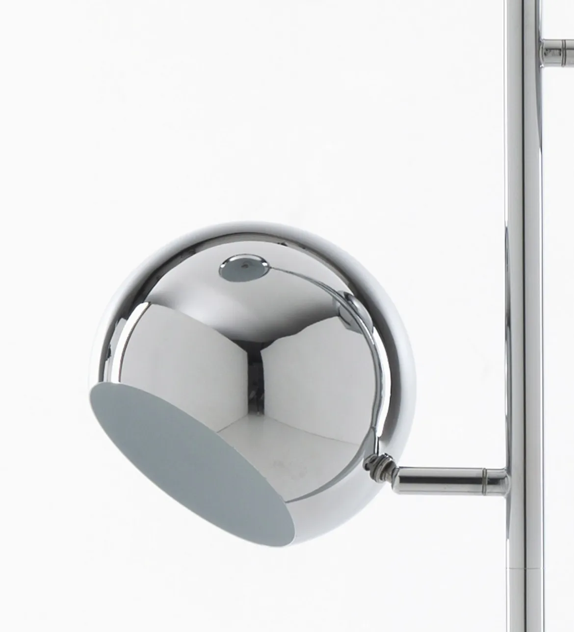Lampada da terra GLOBE 3 luci direzionabili metallo cromato H155 L44 E14