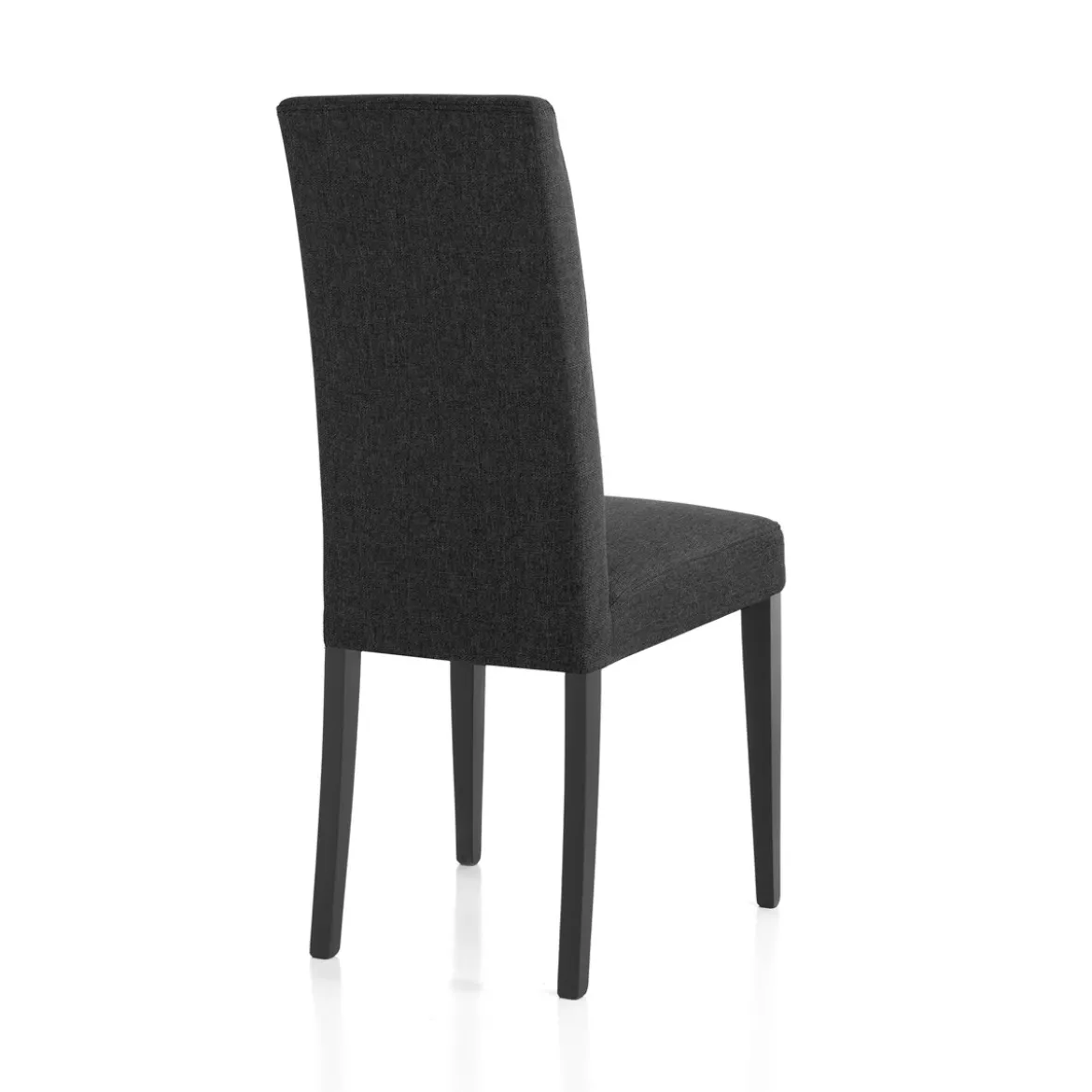 Lella Sedia in Tessuto Antracite, 46 x 45 x h100 cm - Made in Italy