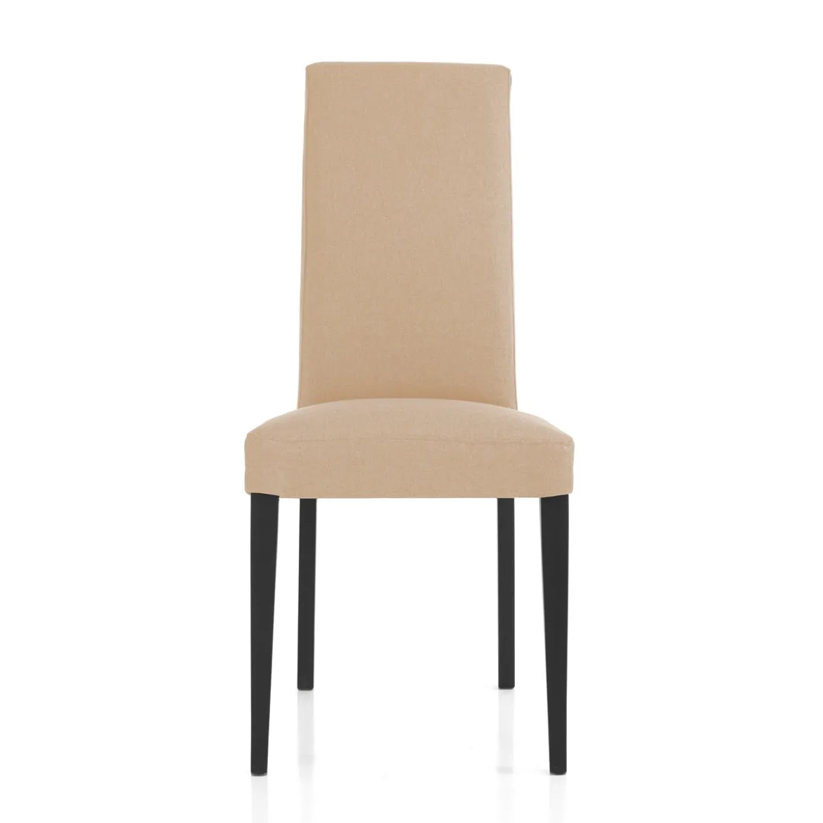 Lella Sedia in Tessuto Begie, 46 x 45 x h100 cm - Made in Italy
