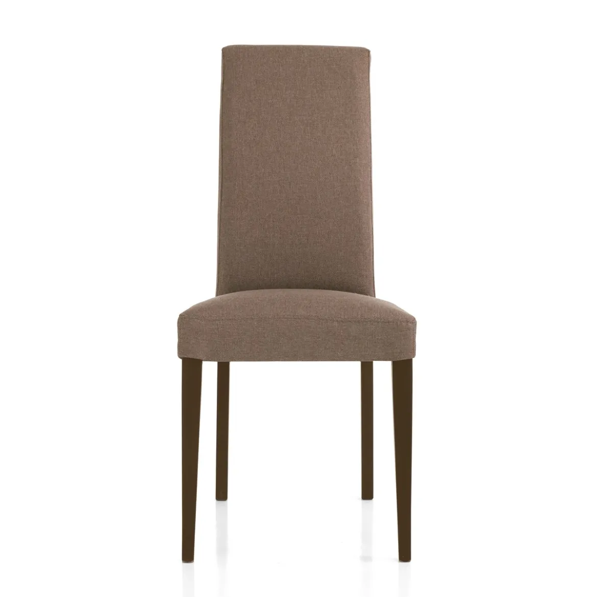 Lella Sedia Tessuto colore Caffelatte, 46 x 45 x h100 cm - Made in Italy