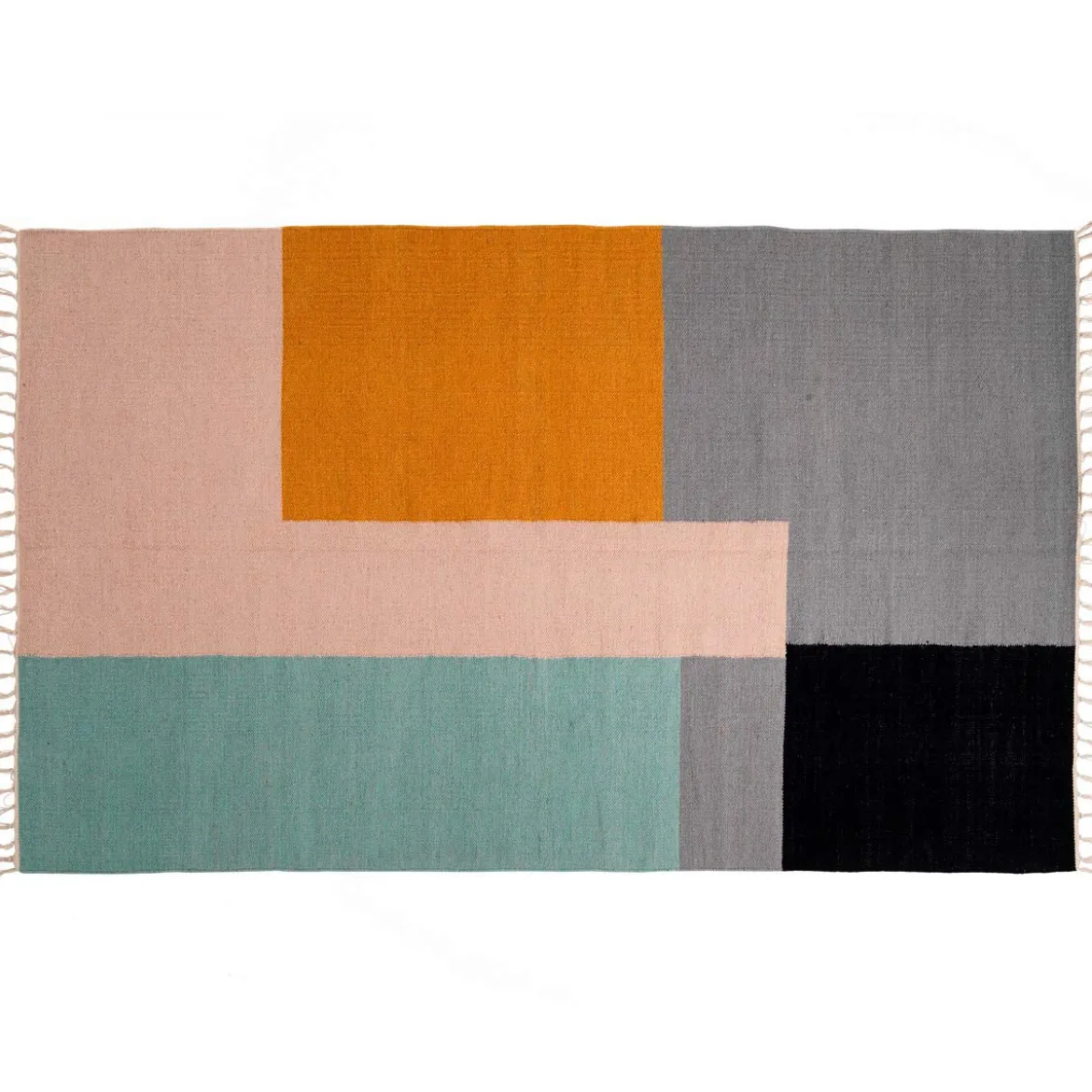 Lella tappeto in lana e cotone cm 140 x 230