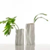 Ligio white vaso in ceramica colore bianco finitura opaca 14x14x26 cm
