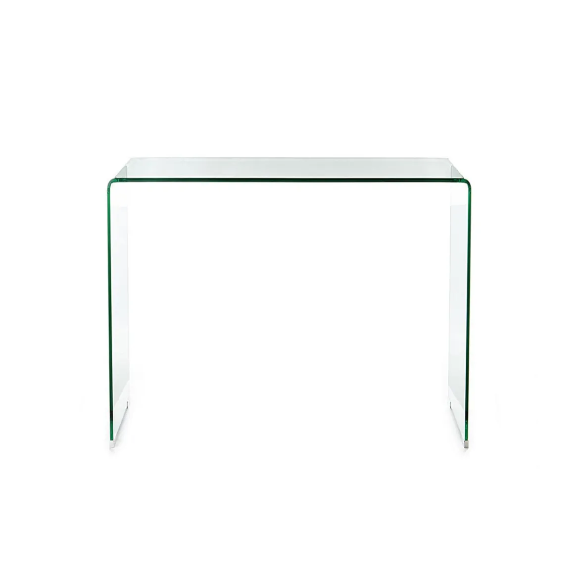 Little bridg consolle in vetro curvato 85x40xh70 cm