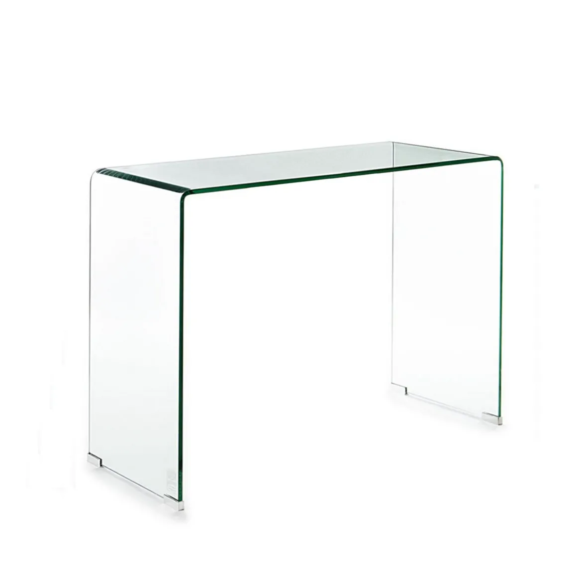 Little bridg consolle in vetro curvato 85x40xh70 cm