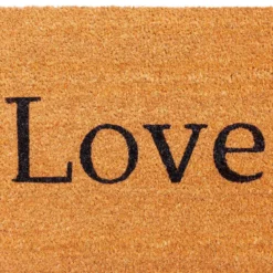 Love zerbino in fibre di cocco con retro antiscivolo 75x45 cm