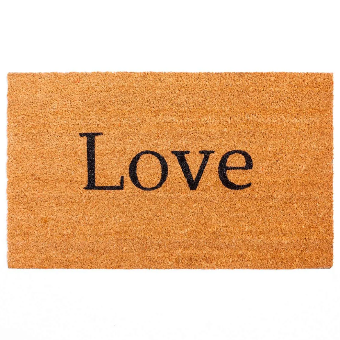 Love zerbino in fibre di cocco con retro antiscivolo 75x45 cm