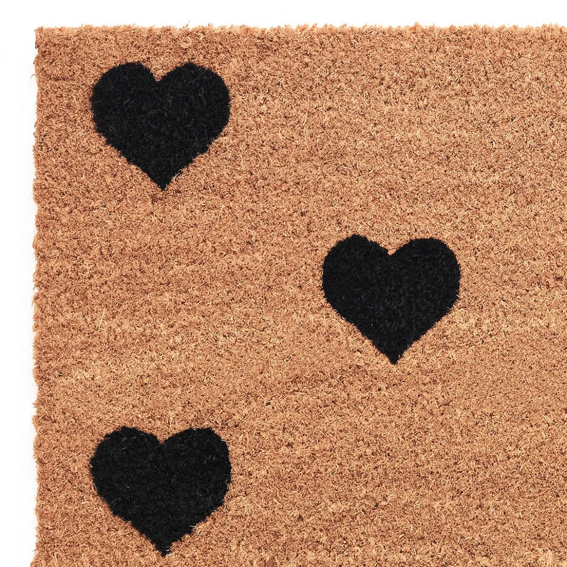 Love zerbino runner in fibre di cocco e pvc antiscivolo fantasia love cm 40x120x2