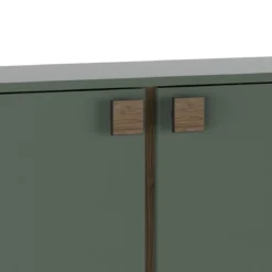 Madia 3 ante THESSA GREEN SMOKE finitura Verde Grigio - Noce crudo H90 L184 P40
