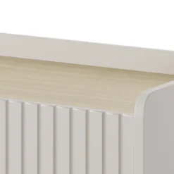 Madia MALENA colore Beige opaco Rovere Scandi cm H822 L153 P38