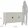 Madia ROMA CASHMERE finitura Cashmere opaco H88 L1535 P49