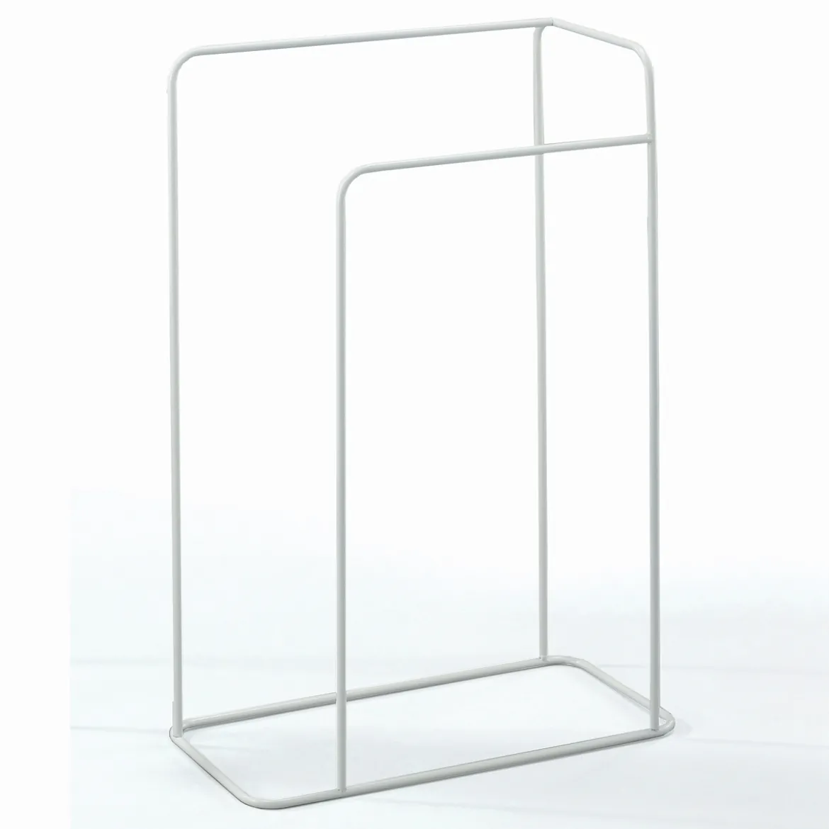 Madi colonna porta asciugamani in acciaio bianco opaco 49x22xh75 cm