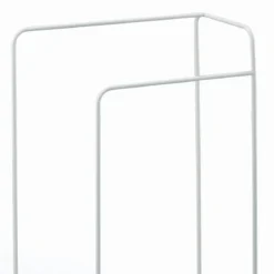 Madi colonna porta asciugamani in acciaio bianco opaco 49x22xh75 cm