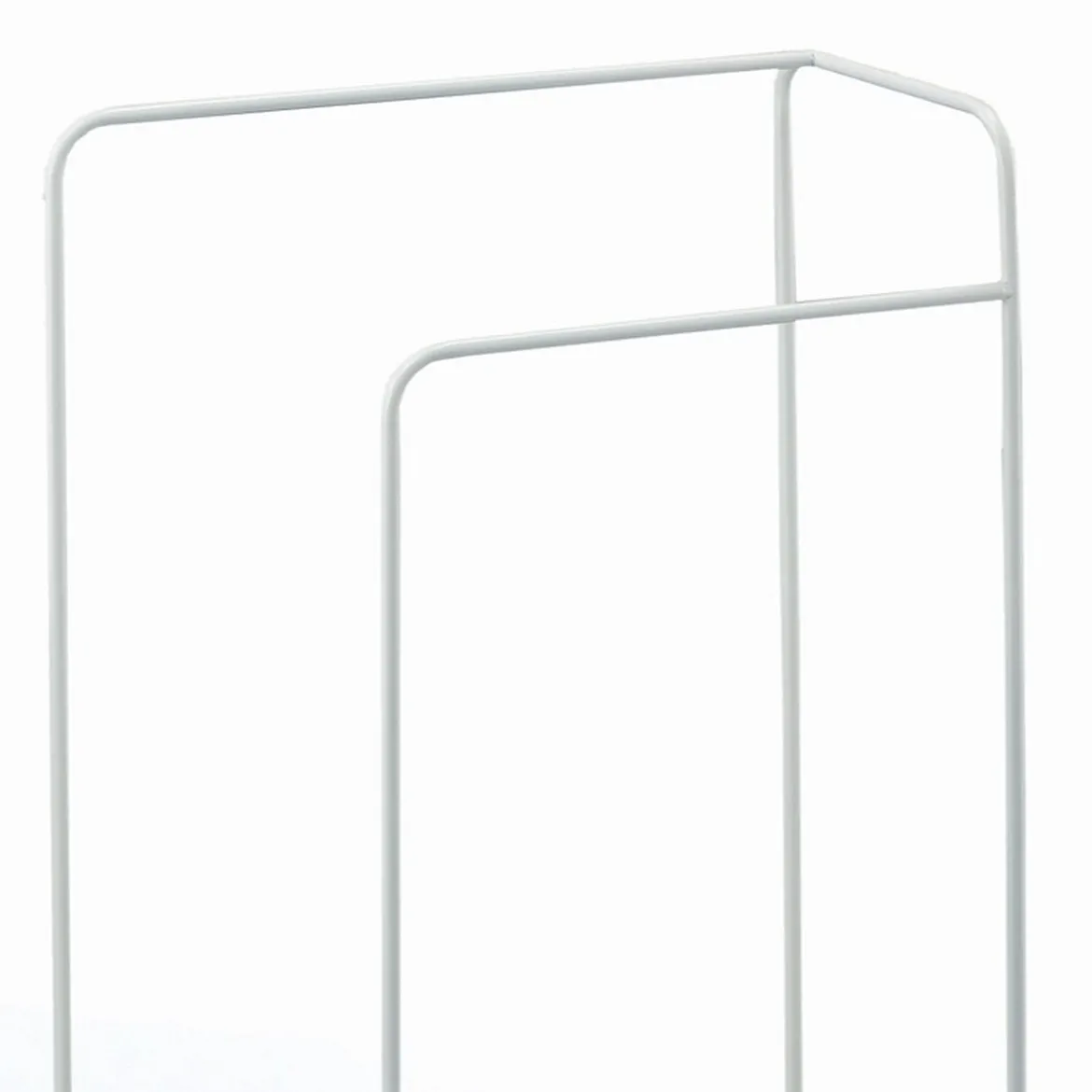 Madi colonna porta asciugamani in acciaio bianco opaco 49x22xh75 cm