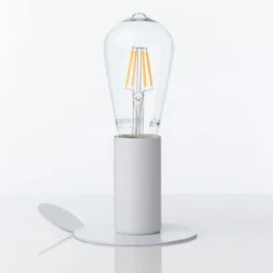 Magic lampada da tavolo applique in metallo verniciato di bianco opaco d11 h9 cm