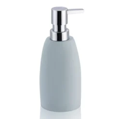 Maia dispenser portasapone in poliresina azzurra 7.3x7.1 h17.5 cm